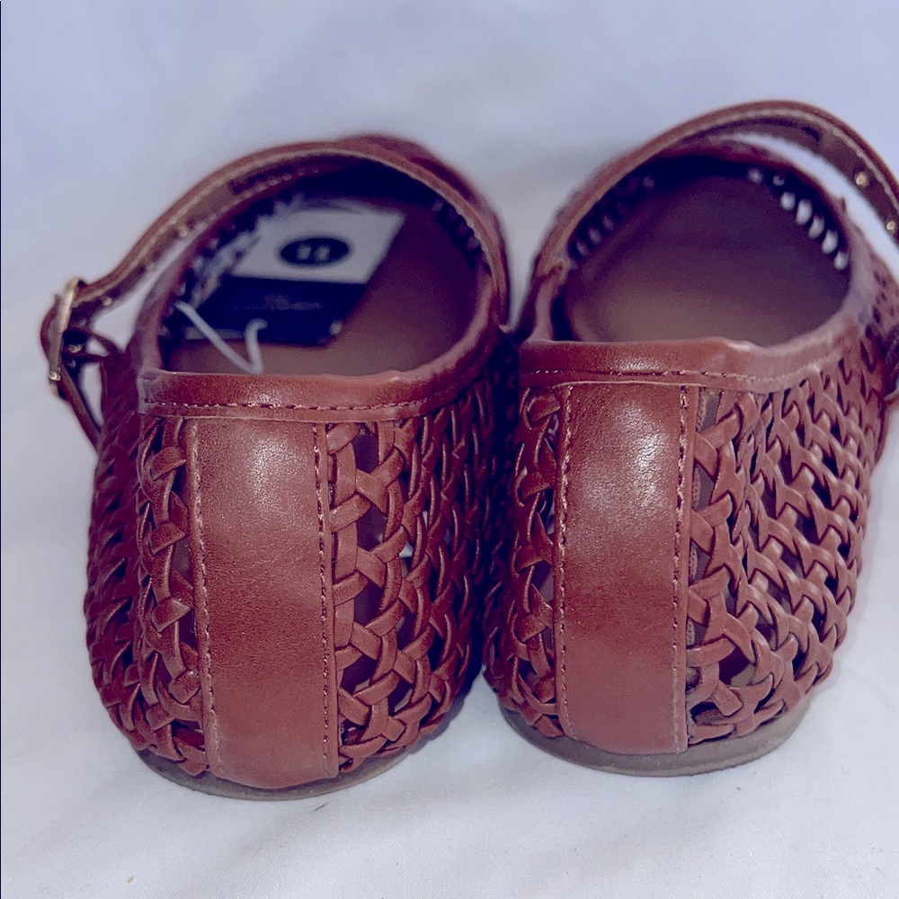 Universal Thread Elegant Brown Woven Flats, Size 11 Women - Picture 4 of 7